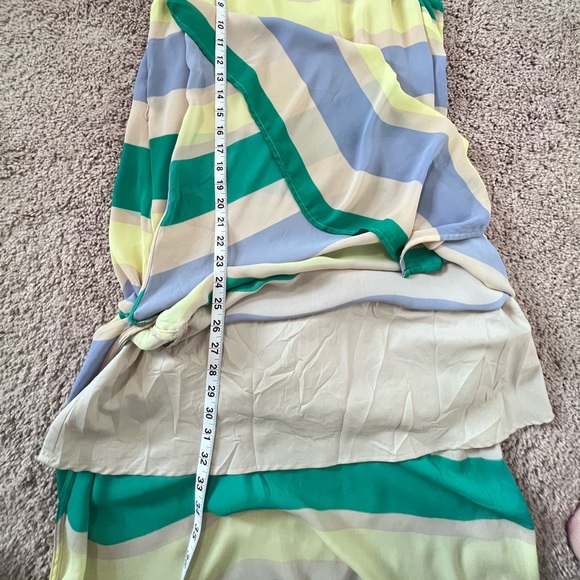 Stripe Scoop Neck Sleeveless Maxi Dress With Slip Underneath - Picture 7 of 10